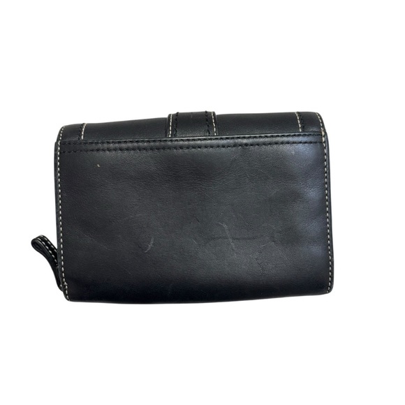 小物 Coach Wallet Leather Soho Black, Y2K Coach black leather vintage y2k soho wallet